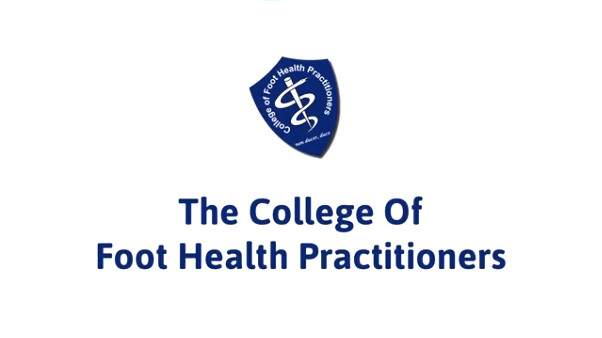 College of foot health practitioners homepage video
